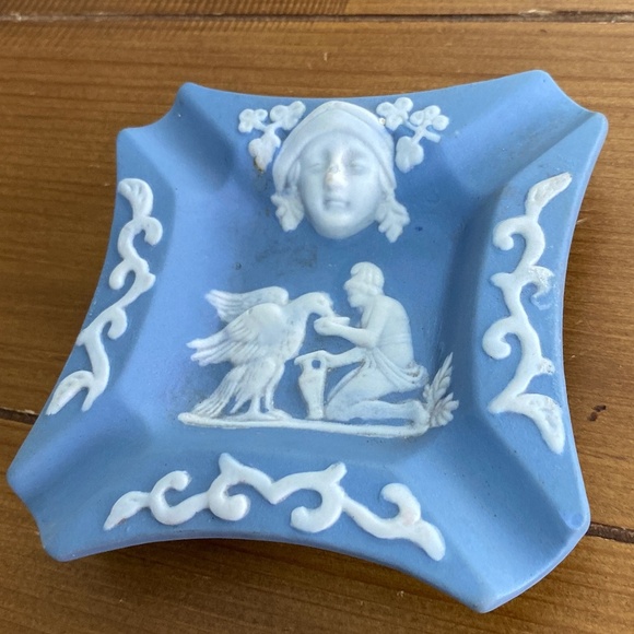 Ashtray Blue & White - Picture 3 of 10